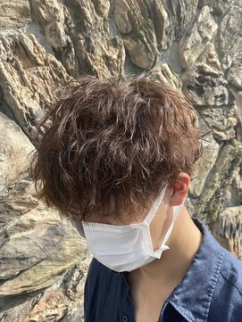 シシムーアフレームプラント sisimuoa×FRAMEPLANT マッシュ×スパイラルパーマ