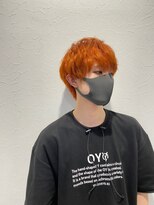 ゴデーレ(GODERE)&nbsp;重め前髪ブリーチ派手髪無造作ショート