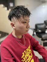 メリケンバーバーショップ フクオカ(MERICAN BARBERSHOP FUK)&nbsp;ツイストパーマフェード
