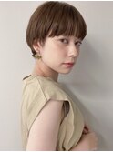 30代　マッシュショート　ショート　ショートカット　青山　小顔