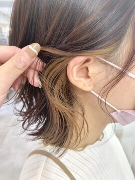 シロ(siro) ボブ×イヤリングカラー☆松井美咲季