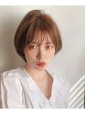 丸みショート 夏ショート 小顔