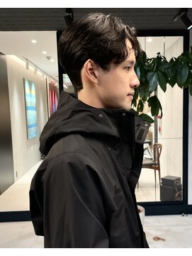 ハル(HAL) メンズ / ナチュラル前下がりセンターパート