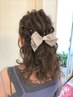 一番かわいいをLaurencinで☆およばれヘアセット♪ハーフアップ¥4400~