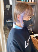 インナー+フェイスフレーミング・ブルーラベンダー