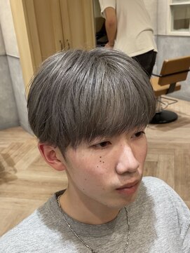 レイズ 名古屋(RAYS) ハイトーンシルバーグレーシースルーマッシュ　　h