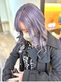 ハイトーンカラー/ラベンダーシルバー/ケアブリーチ/南船場