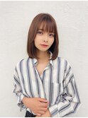 内巻き外ハネ多用ナチュラルボブ