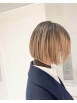 ガリカ 蔵前(Gallica)&nbsp;【佐久間史将】ぱっつんボブxナチュラルなグラデーションカラー