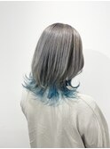 20代30代40代大人可愛い/アッシュオリーブベージュ/縮毛矯正