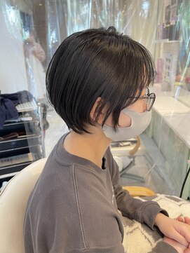 デイジー インデックスヘア 大島店(DAISY index hair) ショートカット×ひし形ショートボブ×前髪あり20代30代40代