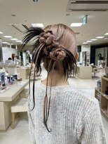 ケンジ 平塚ラスカ店(KENJE)&nbsp;結婚式ヘア/ポニーテールアレンジ/平塚アレンジ/お呼ばれヘア