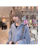 派手髪×ウルフカット×ミルクティーブロンド