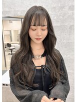 リリー(Lilley)&nbsp;【lilley 稲永麻衣】エクステ+ロングヘア+ダブルカラー+韓国ヘア