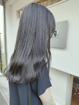 エスク オブ ヘアー(SQ of hair) Oliveblack×セミロング