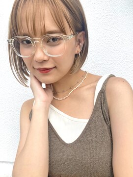 ロンド ボーイ 表参道(Lond BOY) ミニウルフレイヤーカット顔周りカット前髪カット韓国ボブ/原宿