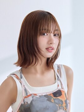 オーバーヘアー 南草津店(over hair) 【over hair】くびれボブ×インナーカラー×レイヤーカット