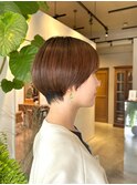 大人ショートボブ前下がりショートボブ前下がりボブひし形ボブ