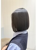 切りっぱなしボブ