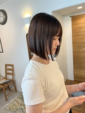 ワゴンヘアー(wagon hair) ぱつっとボブ