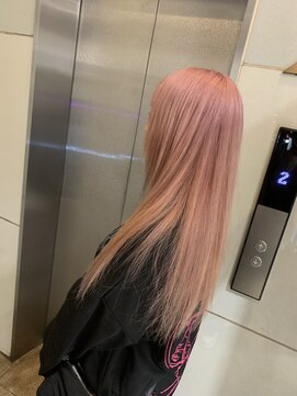 ネウィ 大分中央町店(newi) 可愛く儚げな【透明感】【ペールピンク】【ロングカラー】