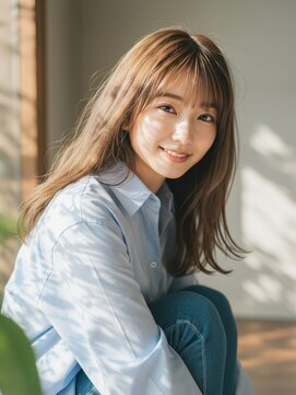 コトナ 越谷店 ミディアムヘア/チャコールグレー/白髪染め/髪質改善/越谷/小顔