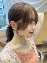 カロン トウキョウ 高円寺店(Kalon Tokyo)&nbsp;顔周り似合わせカット/柔らかベージュカラー