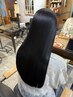 髪質改善ストレート＋メテオカラー＋ケラチンTR￥22,000（縮毛矯正カット込）