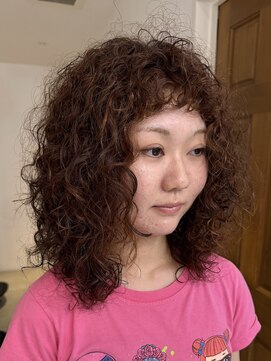 ナループロアポンテ(Nalu pu loa PONTE) 海外ガール風パーマくせ毛風パーマスパイラルハードパーマ