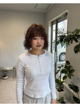 スダン(SYDAN) ボブパーマ/オレンジベージュ