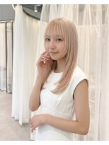 ハーツオオサカ(HE:ARTS OSAKA)&nbsp;ハイトーンミルクティーベージュ垢抜けロングレイヤー