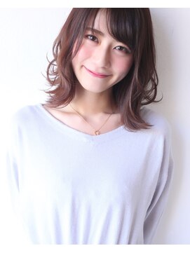 リピース(Re.peace) 外ハネミディアム×ナチュラルブラウン