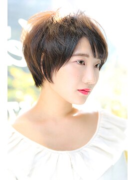 アエレ(Aere) 【Aere池袋】ショート×ヌードカラー×ストレート☆小林正重