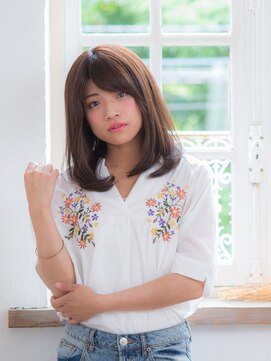 オーブ ヘアー ステラ 筑紫野店(AUBE HAIR stella) 内巻き小顔ストレート♪