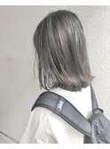 【Marl】グレージュカラーの外ハネボブ♪
