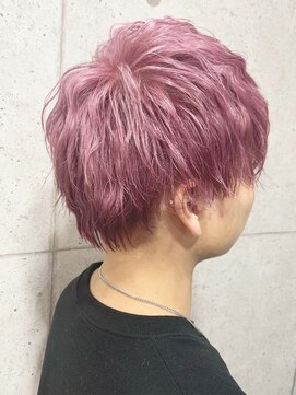 アールプラスヘアサロン(ar+ hair salon) フェミニンピンク