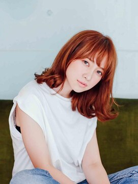 イングローブ 木更津店(ingrove) 重ためミディの外はねアレンジ