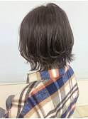 30代！大人可愛い★　レイヤーカットアッシュベージュ外ハネボブ