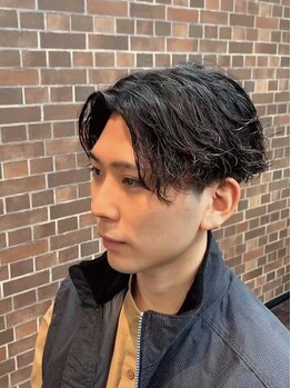 クリエイティブ ヘアー ワタナベ(Creative Hair Watanabe)の写真/【忙しい朝も時短スタイリング◎】再現性の高いパーマで創るトレンド×好印象スタイルでカッコよさをプラス