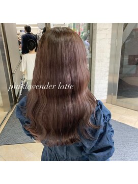 ワット 新宿店 【担当yumi】ピンクラベンダーラテ