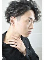 レ ギャルソン 仙台店(Les Garcons)&nbsp;センターパートコンマヘア波巻きスパイラルスリークショート