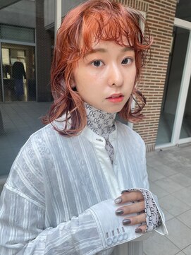 デイジー(Daisy) 天神/大名/インナーカラー/オレンジ/春カラー