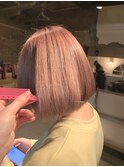 表参道roijir ミニボブ×ペールピンク