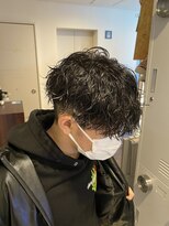 ヒビヲ(HIBIO) 波巻きスパイラルパーマメンズパーマメンズマッシュメンズヘア