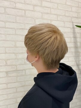 ビスイル 秋葉原店(Vis ill) 10代20代30代/ミルクティーベージュ/ショートヘア/メンズカット