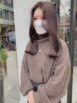 ヘアー アイス ルーチェ(HAIR ICI LUCE) ショコラカラー ラベンダーブラウン /落合