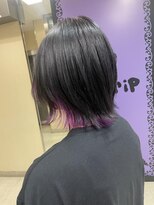 アンリップ ジー(salon unripＧ)&nbsp;h.i #シルバーブラック　#パープル