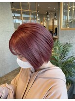 エモ(emo) ボブ＋ピンク