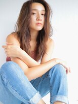 ソヨン 加古川店(SOYON)&nbsp;マロンベージュ　アップバング　ラフウェーブ