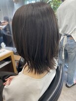 シェル 吉祥寺(shell)&nbsp;グレージュカラー/ボブウルフ/黒髪/ココアベージュ